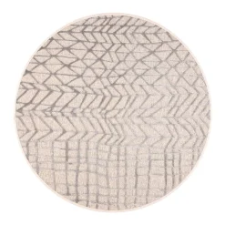 Pyöreät Matot^VM-Carpet Lastu, 4 hopea, Ø 240 cm