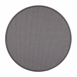 Pyöreät Matot^VM-Carpet Lyyra 78 tummanharmaa, Ø 240 cm, kantti 38