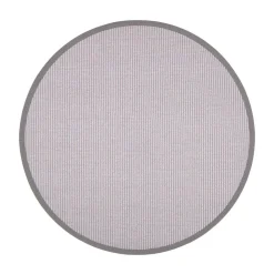 Pyöreät Matot^VM-Carpet Lyyra 66 vaaleanharmaa Ø 133  cm, kantti 29
