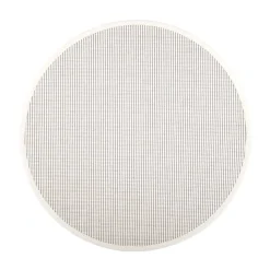 Pyöreät Matot^VM-Carpet Lyyra 52 valkoinen Ø 133  cm, kantti 1