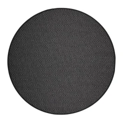 Pyöreät Matot^VM-Carpet matto Elsa Ø 240 cm musta