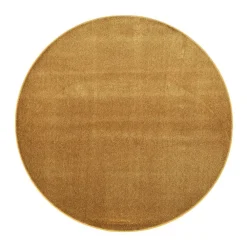 Pyöreät Matot^VM-Carpet matto Satine ø 160 cm 371 keltainen