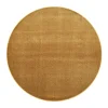 Pyöreät Matot^VM-Carpet matto Satine ø 240 cm 371 keltainen