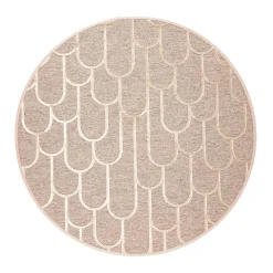 Pyöreät Matot^VM-Carpet Paanu, 1 beige, Ø 200 cm