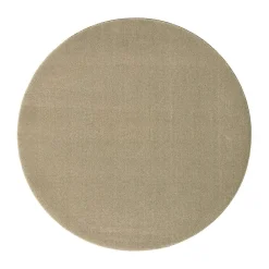 Pyöreät Matot^VM-Carpet Puuteri 164 oliivi, Ø 133 cm, kantti 5921