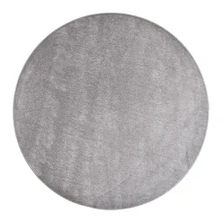 Pyöreät Matot^VM-Carpet Satine 850 harmaa, Ø 240 cm, kantti 5434