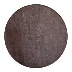 Pyöreät Matot^VM-Carpet Satine 280 ruskea, Ø 240 cm, kantti 5951