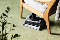 Keskilattiamatot^VM-Carpet Satine 572 vihreä, 133*200 cm, kantti 5784