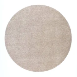 Pyöreät Matot^VM-Carpet Silkkitie, 138 beige, Ø 133 cm, kantti 5938