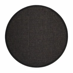 Pyöreät Matot^VM-Carpet Tunturi,  , 79 musta, Ø 240 cm, kantti 020 B