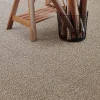 Pyöreät Matot^VM-Carpet Tweed, 32 vaalea beige, Ø 160 cm, kantti 6283