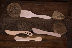 Veitset Ja Leikkuulaudat^ Voiveitsi 17 cm koivua