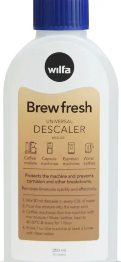 Kahvi Ja Kuumat Juomat|Puhdistus Ja Siivous^Wilfa kalkinpoisto Brewfresh 250 ml
