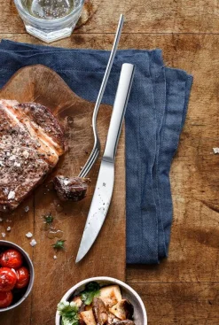 Aterimet^WMF Nuova pihviveitsi- ja haarukkasetti 12-os. ruostumaton teräs