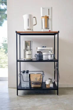 Hyllyt Ja Telineet|Huonekalut^Yamazaki hylly Tower 3 tasoa musta