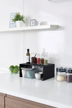 Hyllyt Ja Telineet|Huonekalut^Yamazaki hyllykoroke Tower pinottava musta