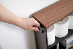 Kylpyhuoneen Säilytys|Hyllyt Ja Telineet^Yamazaki kapea hyllykkö pyörillä Tower musta