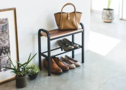 Hyllyt Ja Telineet^Yamazaki kenkäteline kannella Tower musta