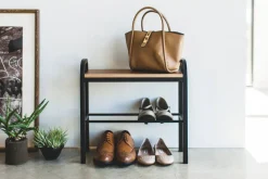 Hyllyt Ja Telineet^Yamazaki kenkäteline kannella Tower musta