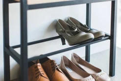 Hyllyt Ja Telineet^Yamazaki kenkäteline kannella Tower musta