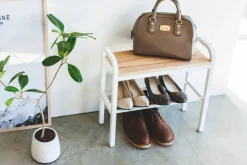 Hyllyt Ja Telineet^Yamazaki kenkäteline kannella Tower valkoinen