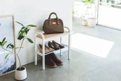 Hyllyt Ja Telineet^Yamazaki kenkäteline kannella Tower valkoinen