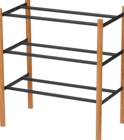 Hyllyt Ja Telineet^Yamazaki kenkäteline pidennettävä musta