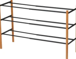 Hyllyt Ja Telineet^Yamazaki kenkäteline pidennettävä musta