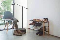 Hyllyt Ja Telineet^Yamazaki kenkäteline pidennettävä musta