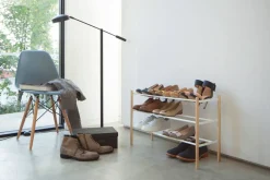 Hyllyt Ja Telineet^Yamazaki kenkäteline pidennettävä valkoinen