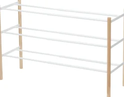 Hyllyt Ja Telineet^Yamazaki kenkäteline pidennettävä valkoinen