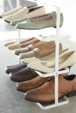 Hyllyt Ja Telineet^Yamazaki Kenkäteline Tower 3 hyllyä valkoinen