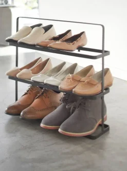 Hyllyt Ja Telineet^Yamazaki Kenkäteline Tower 3 hyllyä musta