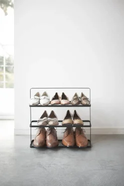 Hyllyt Ja Telineet^Yamazaki Kenkäteline Tower 3 hyllyä musta