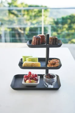 Kylpyhuoneen Säilytys|Toimistotarvikkeet^Yamazaki kerrosvati musta