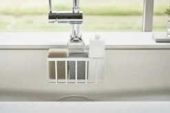 Puhdistus Ja Siivous|Ruoansäilytys Ja Järjestys^Yamazaki kori tiskialtaaseen Tower valkoinen