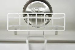 Puhdistus Ja Siivous|Ruoansäilytys Ja Järjestys^Yamazaki kori tiskialtaaseen Tower valkoinen