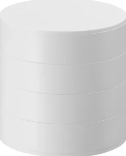 Kylpyhuoneen Säilytys|Meikkipussit Ja Toilettilaukut^Yamazaki korulipas valkoinen