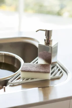 Ruoansäilytys Ja Järjestys^Yamazaki kuivausritilä Tower valkoinen