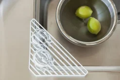 Ruoansäilytys Ja Järjestys^Yamazaki kuivausritilä Tower valkoinen