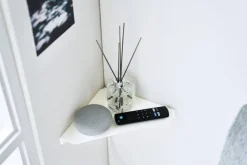 Hyllyt Ja Telineet|Huonekalut^Yamazaki kulmahylly Tower valkoinen