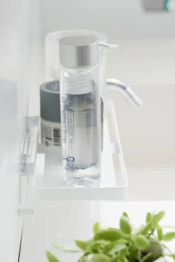 Kylpyhuoneen Säilytys^Yamazaki kylpyhuoneen hylly Tower valkoinen