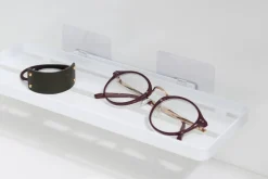 Kylpyhuoneen Säilytys^Yamazaki kylpyhuoneen hylly Tower valkoinen