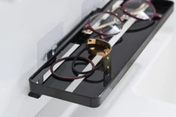 Kylpyhuoneen Säilytys^Yamazaki kylpyhuoneen hylly Tower musta