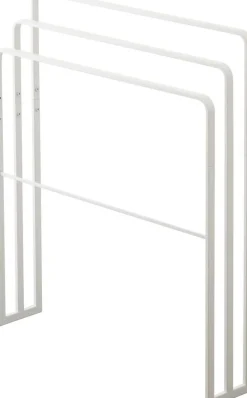 Kylpyhuoneen Säilytys^Yamazaki kylpypyyheteline Tower valkoinen