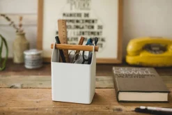 Toimistotarvikkeet|Ruoansäilytys Ja Järjestys^Yamazaki kynäteline valkoinen