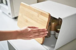 Ruoansäilytys Ja Järjestys^Yamazaki leipälaatikko + irtokansi Tower valkoinen