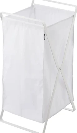 Kylpyhuoneen Säilytys|Vaatehuolto^Yamazaki pyykkikori valkoinen