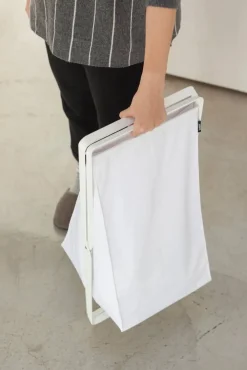 Kylpyhuoneen Säilytys|Vaatehuolto^Yamazaki pyykkikori valkoinen