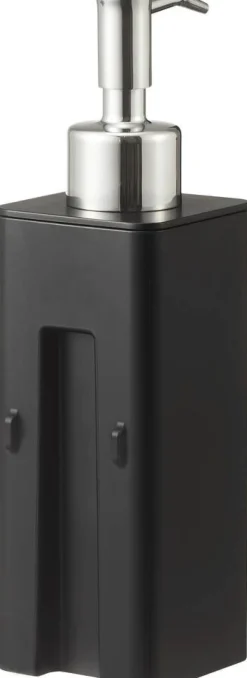 Kylpyhuonetarvikkeet^Yamazaki saippua-annostelija Tower musta